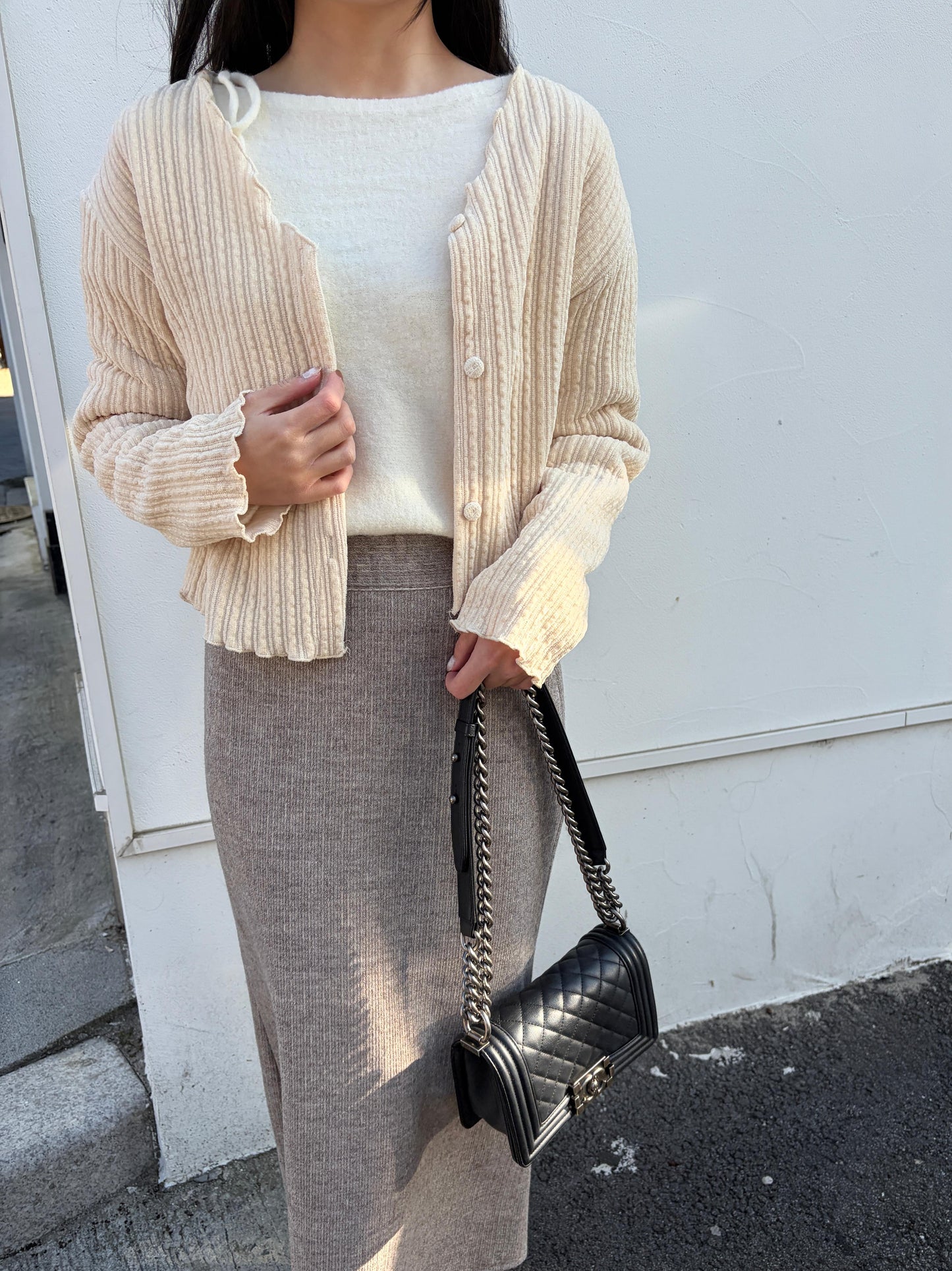 HA001《現貨新款》直紋舒適百搭外套