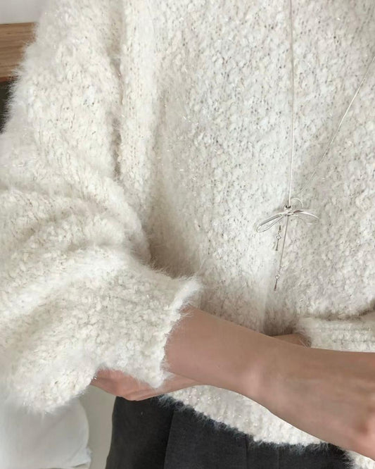 HA004【1月新品】閃閃高貴感柔軟舒適毛衣