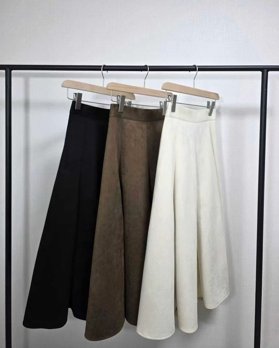 HE002【1月新品】冬季大裙擺A字長裙