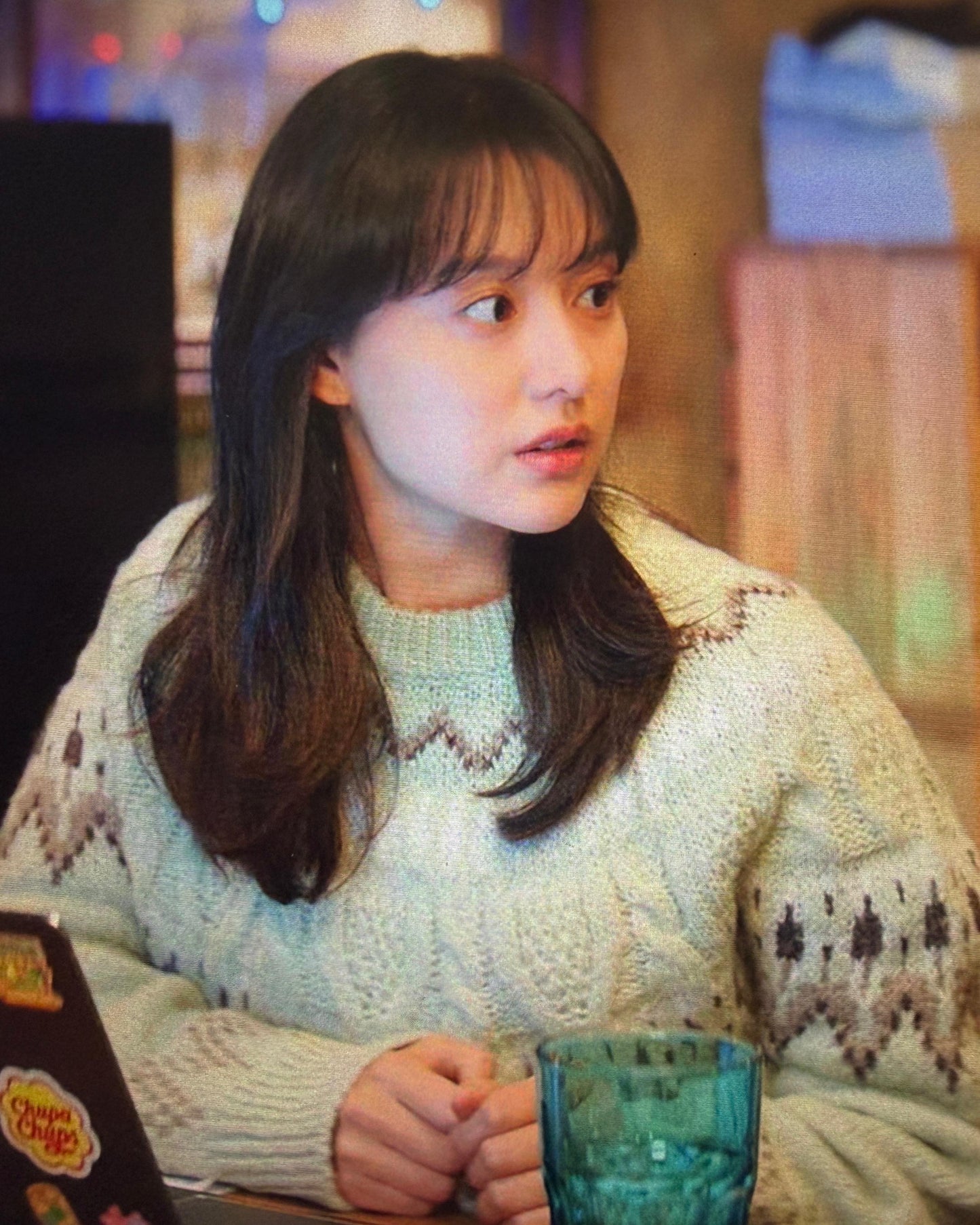 MO005【1月新品】金智媛「愛在大都會」相似款羊毛針織上衣