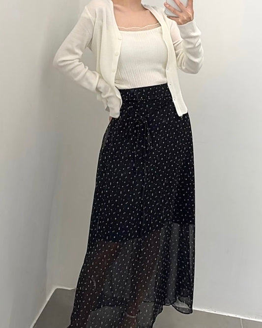 SE009【2月新品】針織外套吊帶上衣兩件套