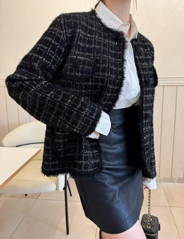 RO002《Nov訂購優惠》小香風針織外套