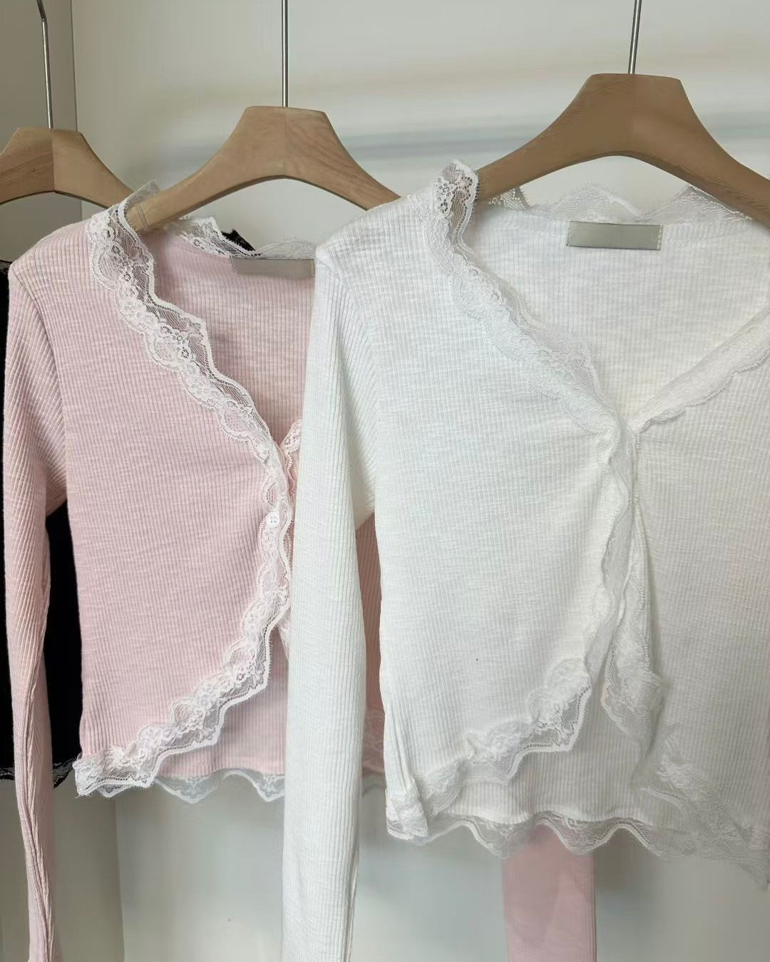 BO003【4月新品】Lace弧形花邊外套