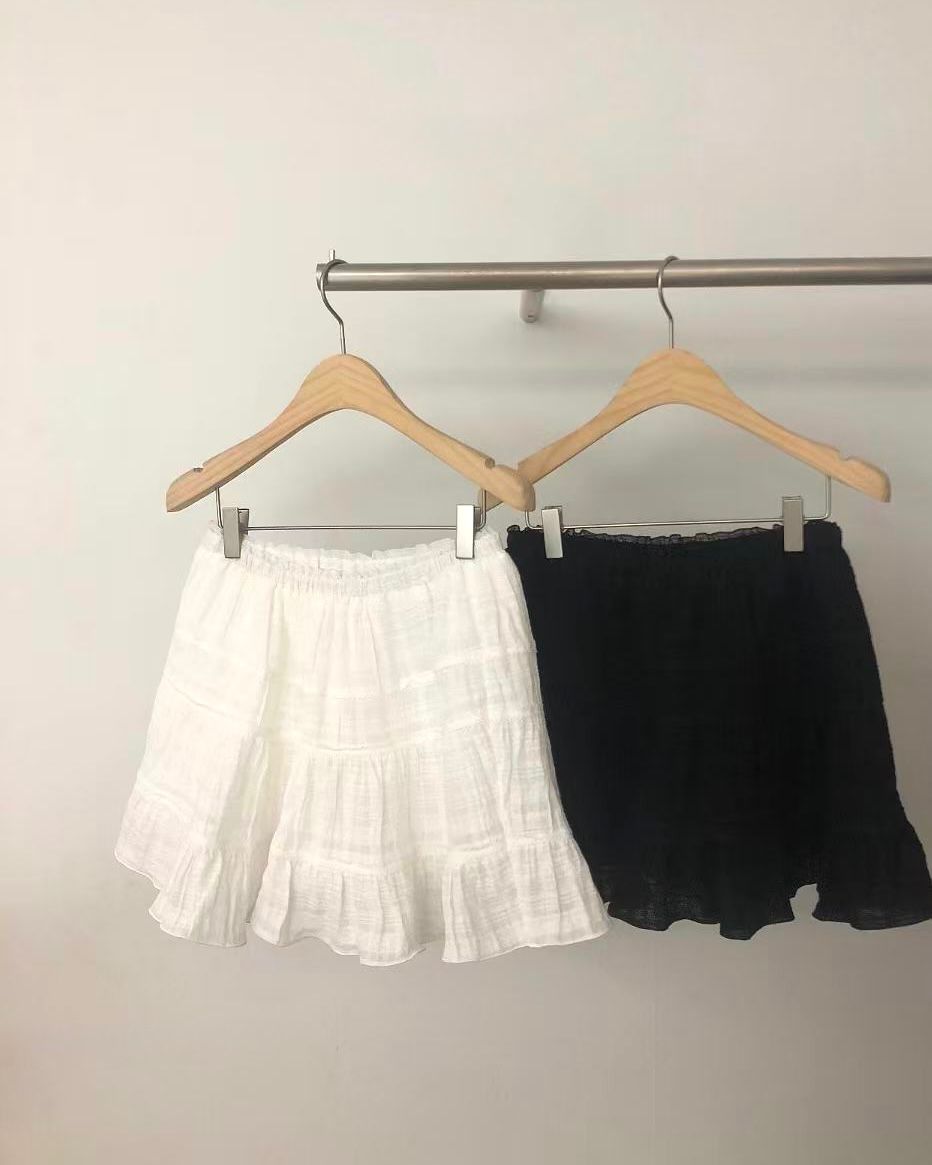 FO002【4月新品】百搭公主風半截短裙
