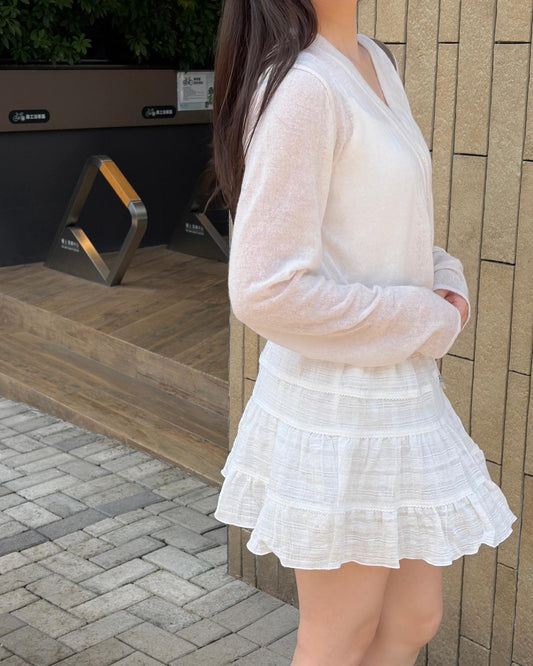 FO002【4月新品】百搭公主風半截短裙