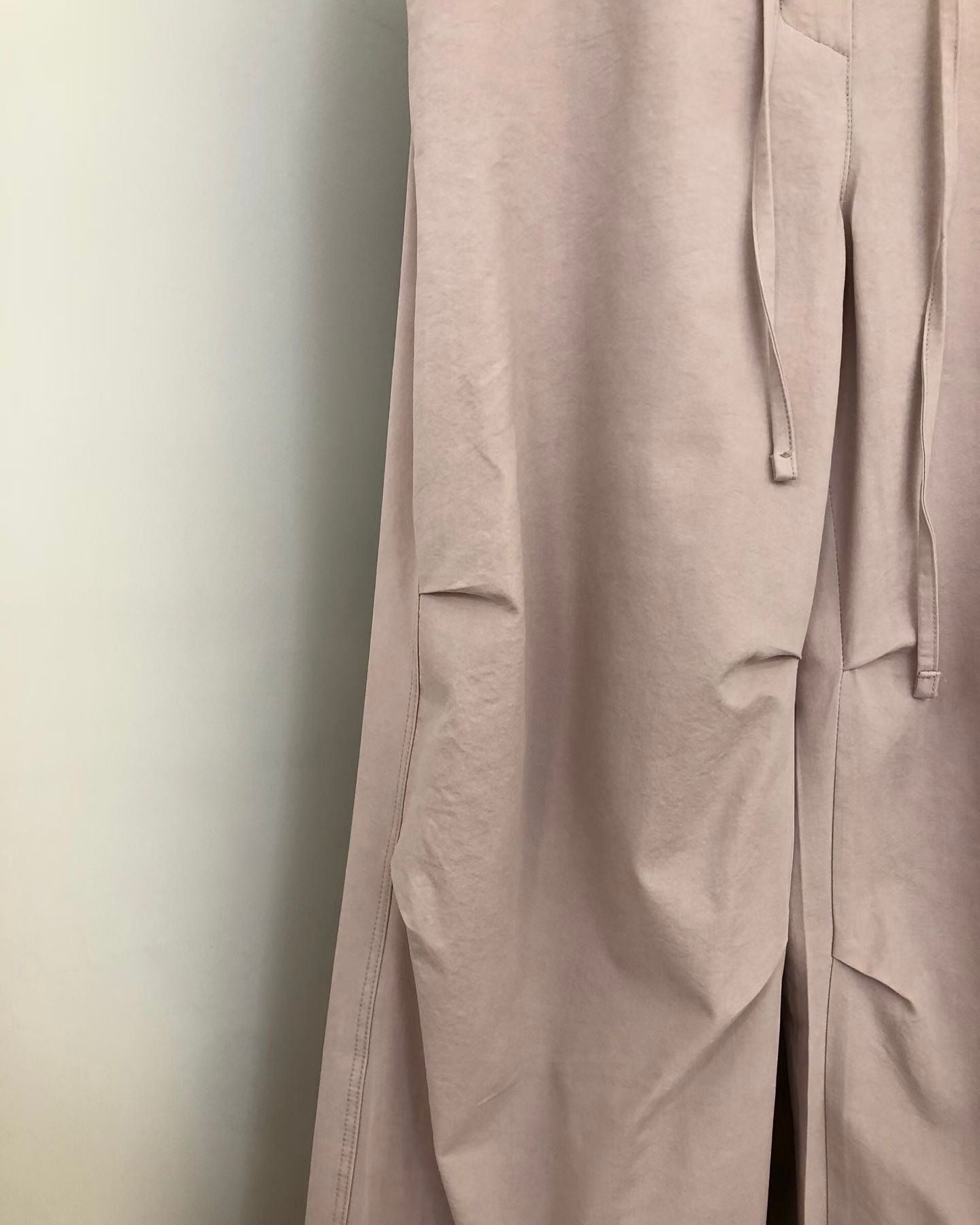 FO003【5月新品】柔和色系綁繩褲頭百搭長褲