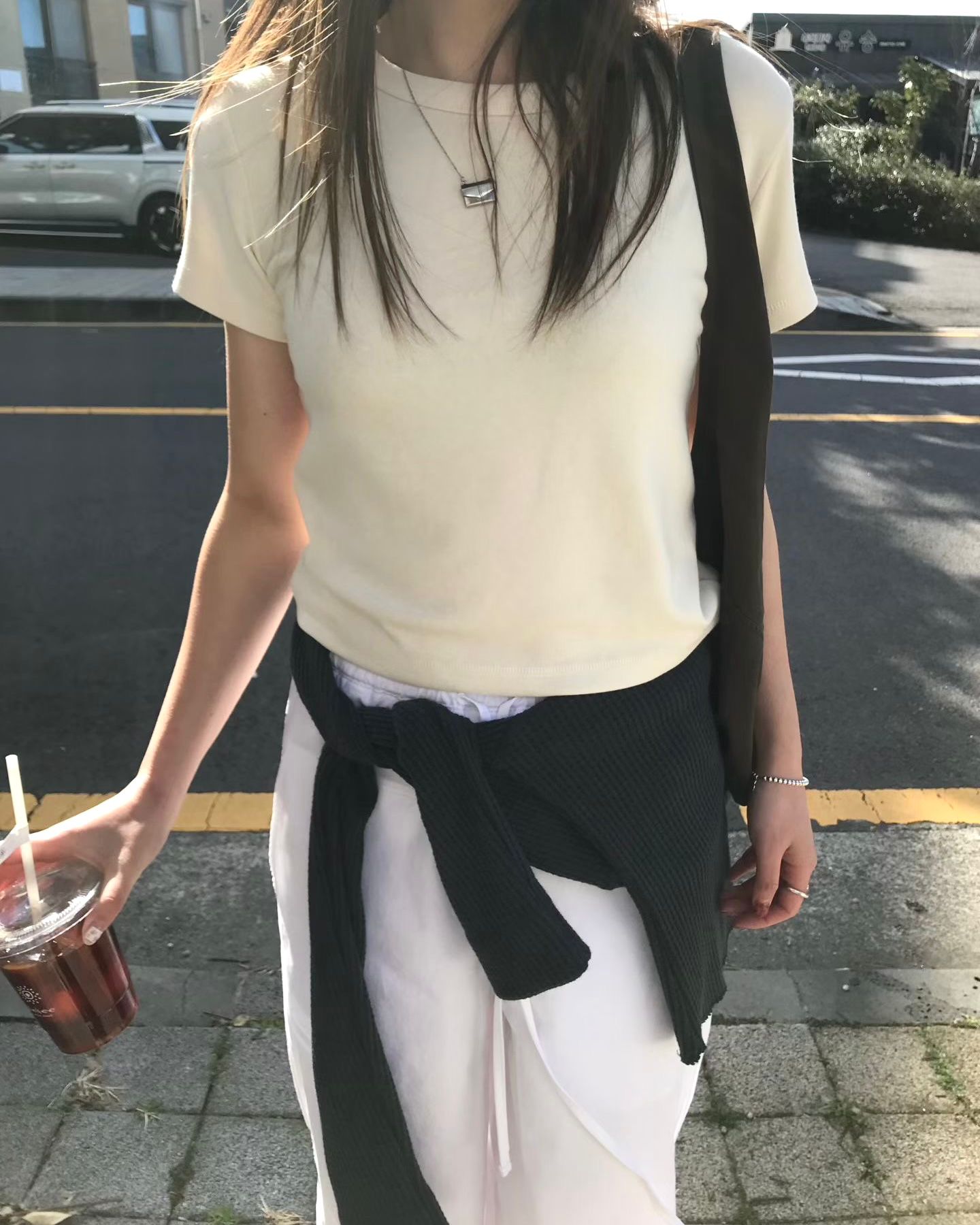 FO007【4月新品】柔和色百搭T恤