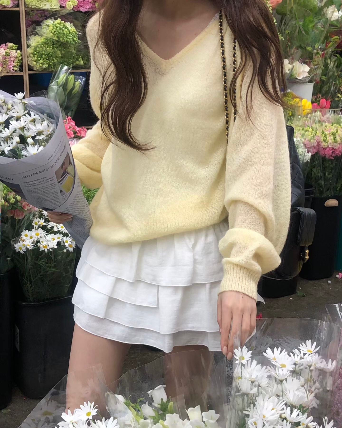 FO010【5月新品】舒適薄針織長袖上衣