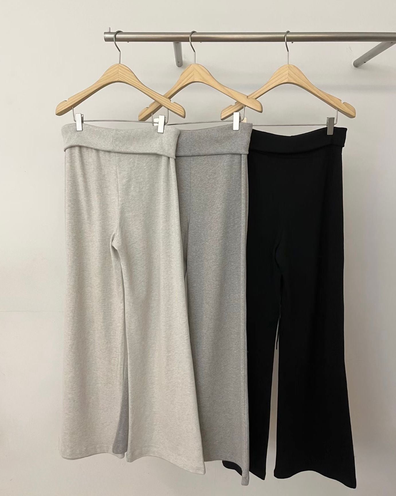 FO012【5月新品】兩褶褲頭百搭休閒長褲