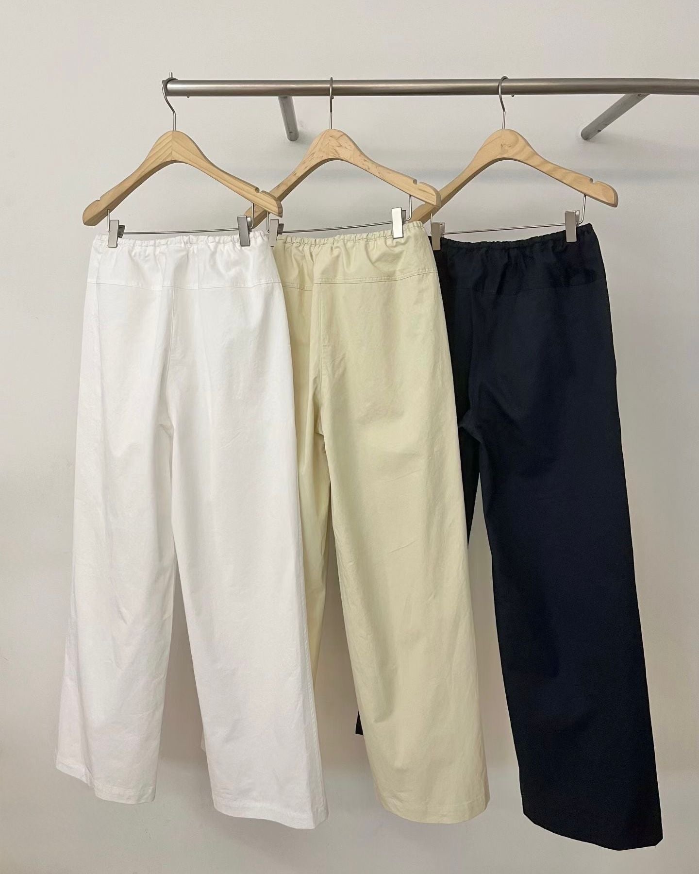 FO013【5月新品】百搭通勤綁繩舒適長褲