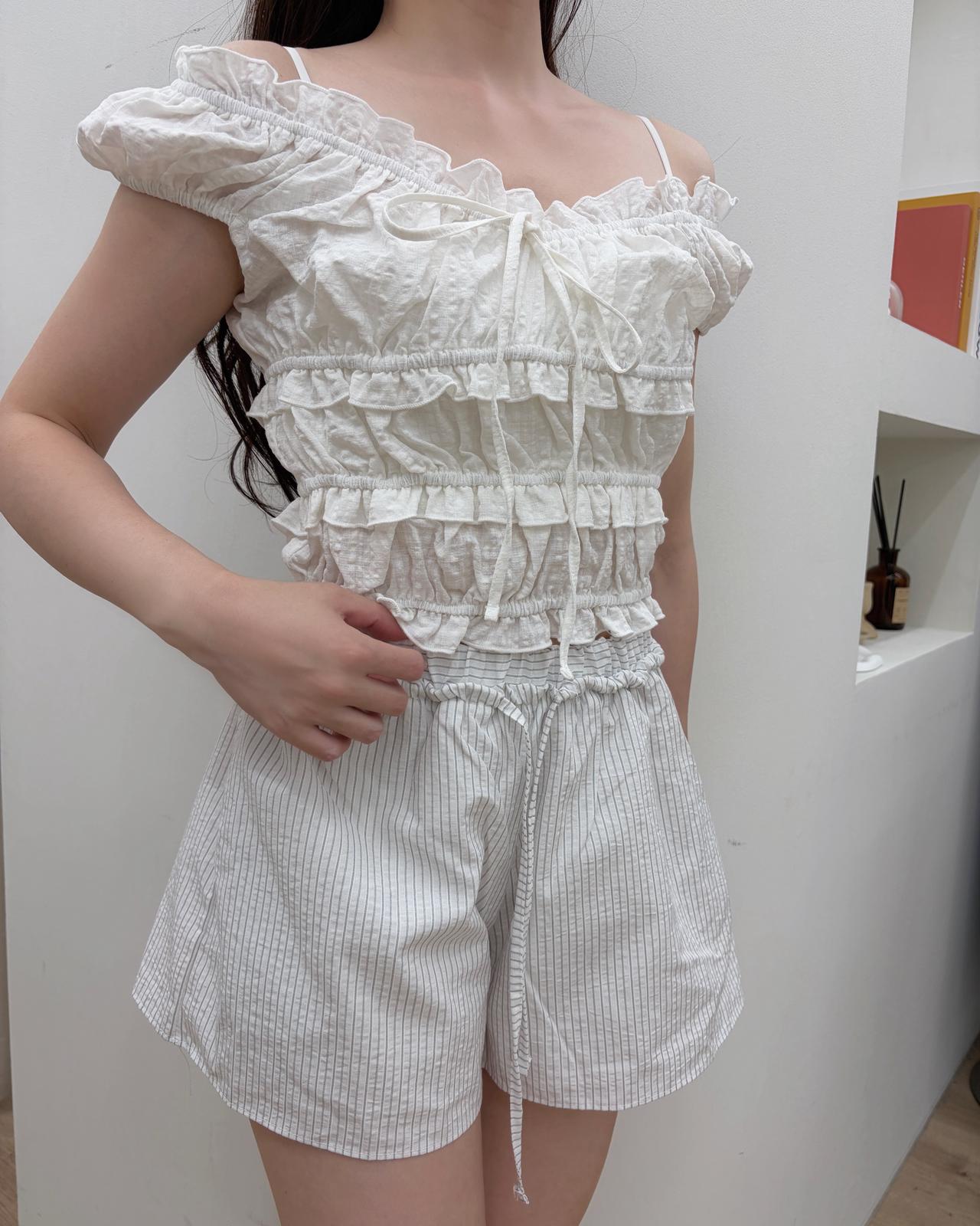 FO015【現貨新款✿】韓國公主風泡泡上衣