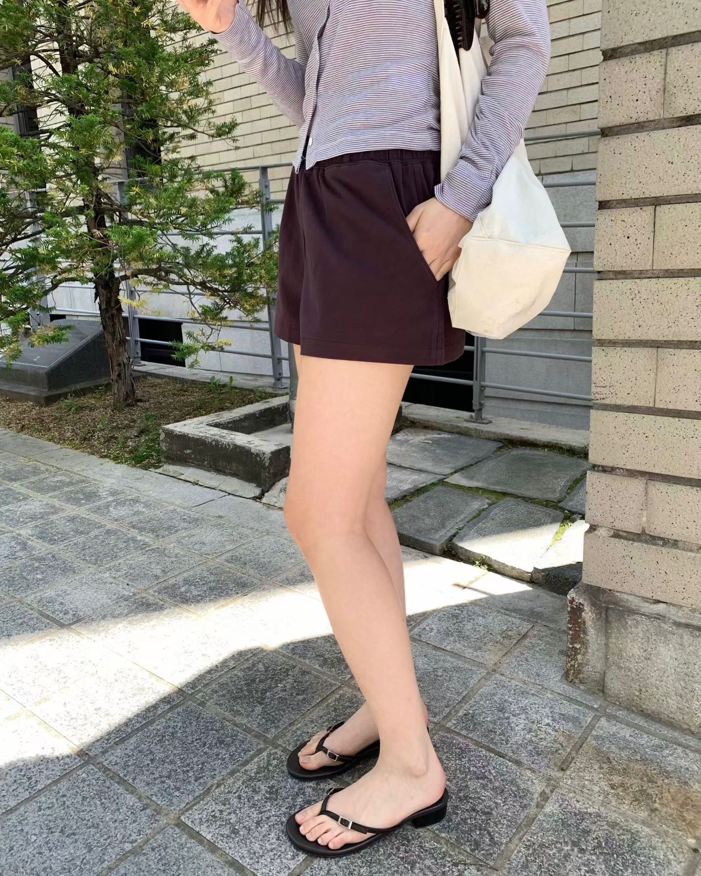 FO016【6月新品】純色百搭短褲
