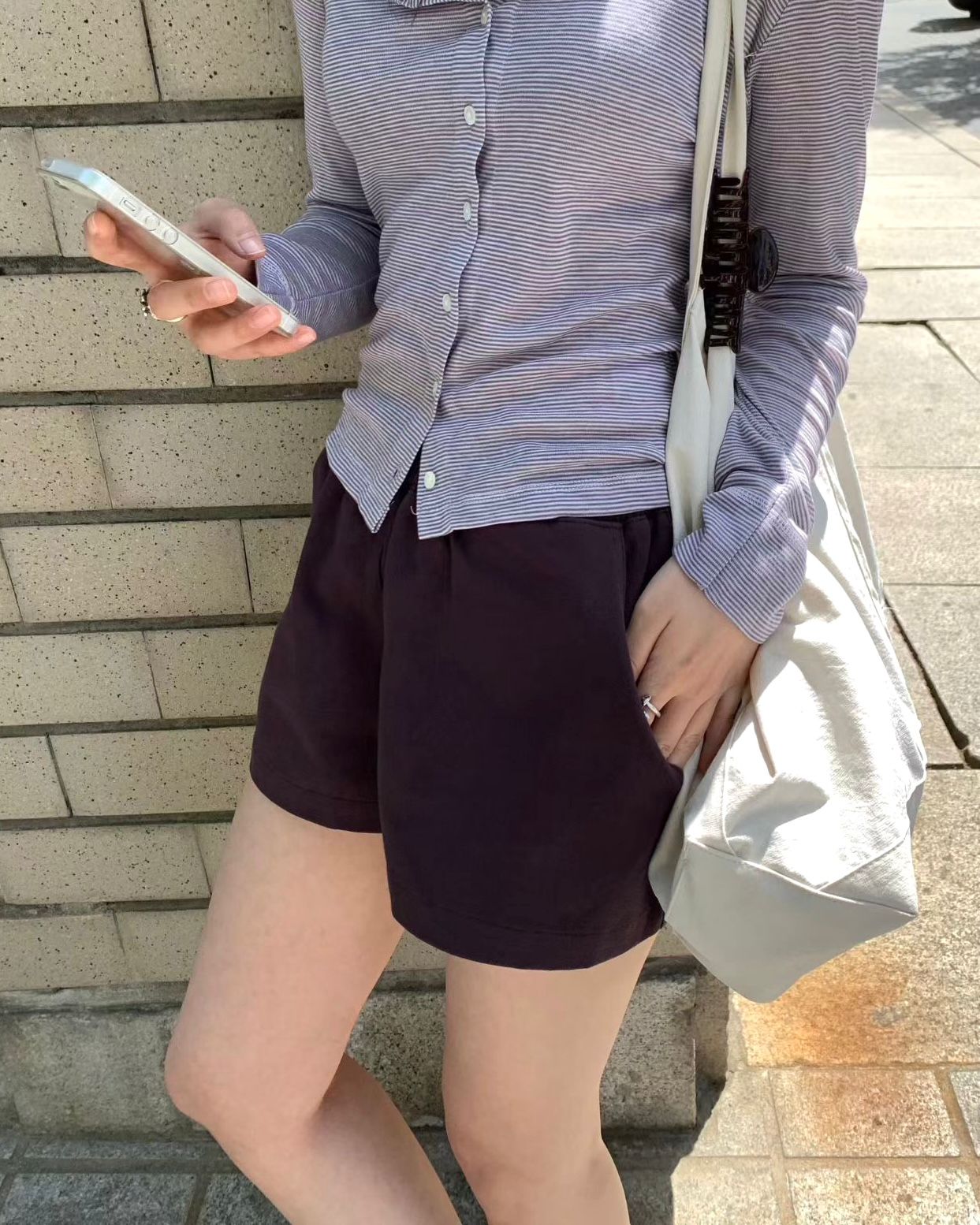FO016【6月新品】純色百搭短褲