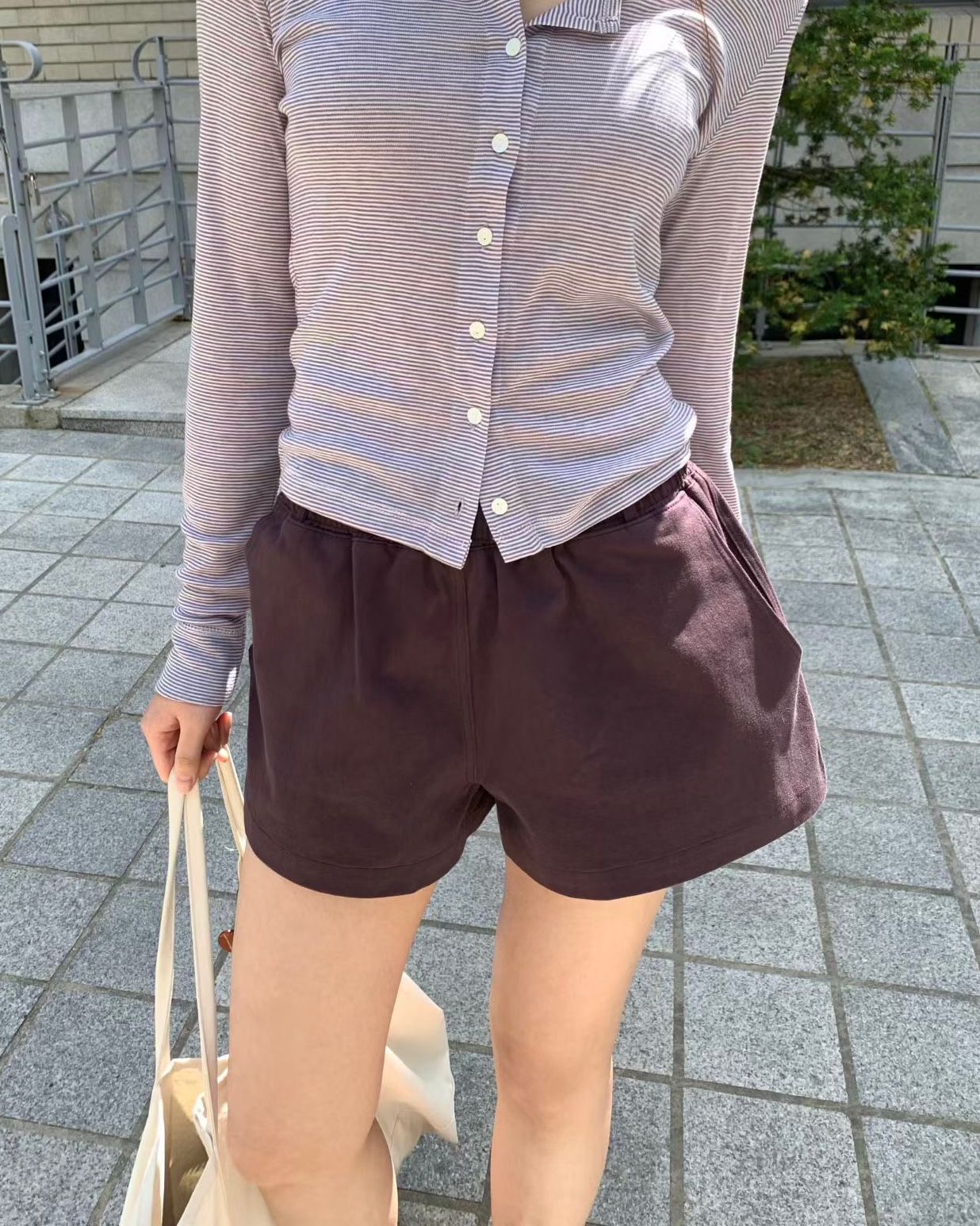FO016【6月新品】純色百搭短褲