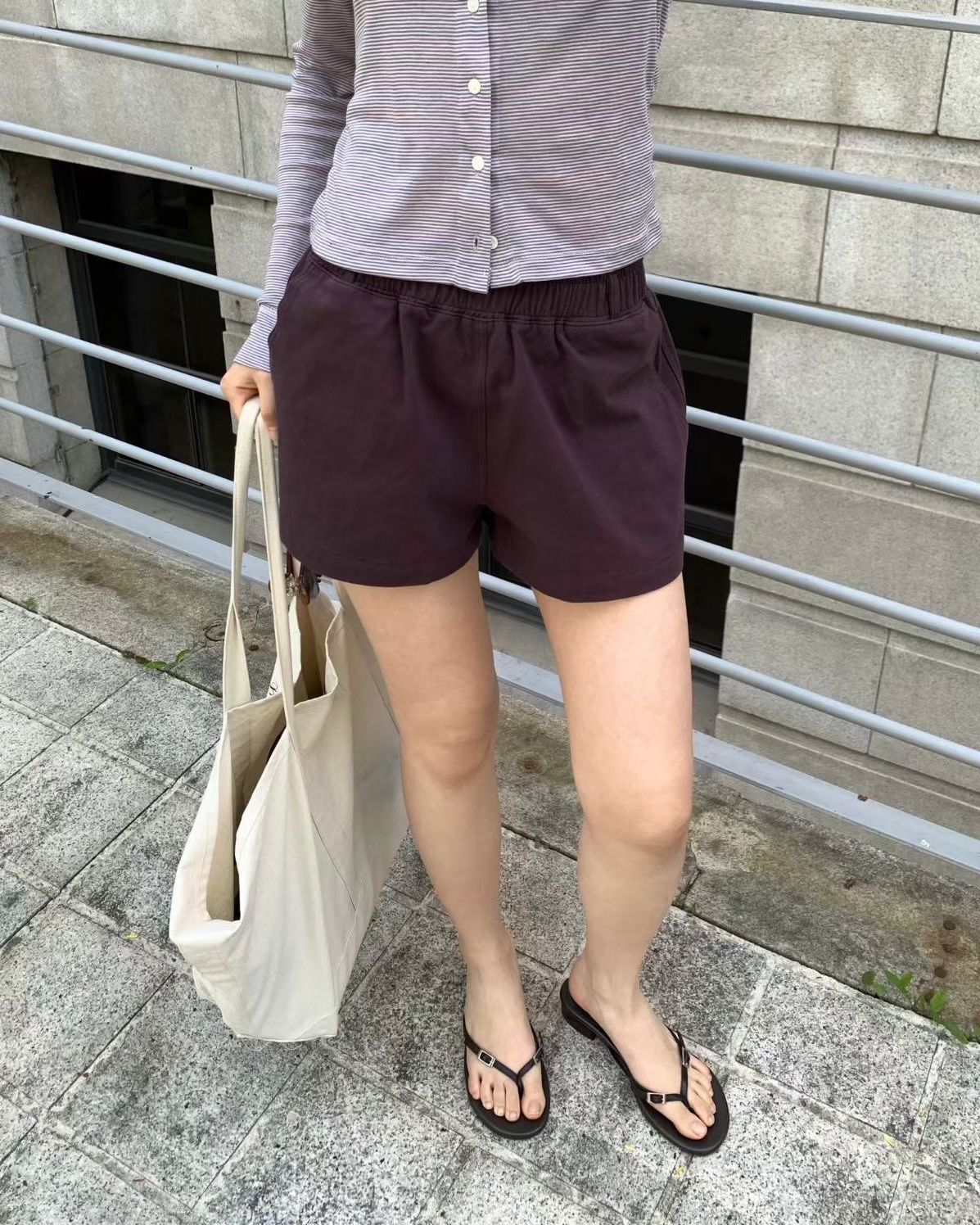FO016【6月新品】純色百搭短褲
