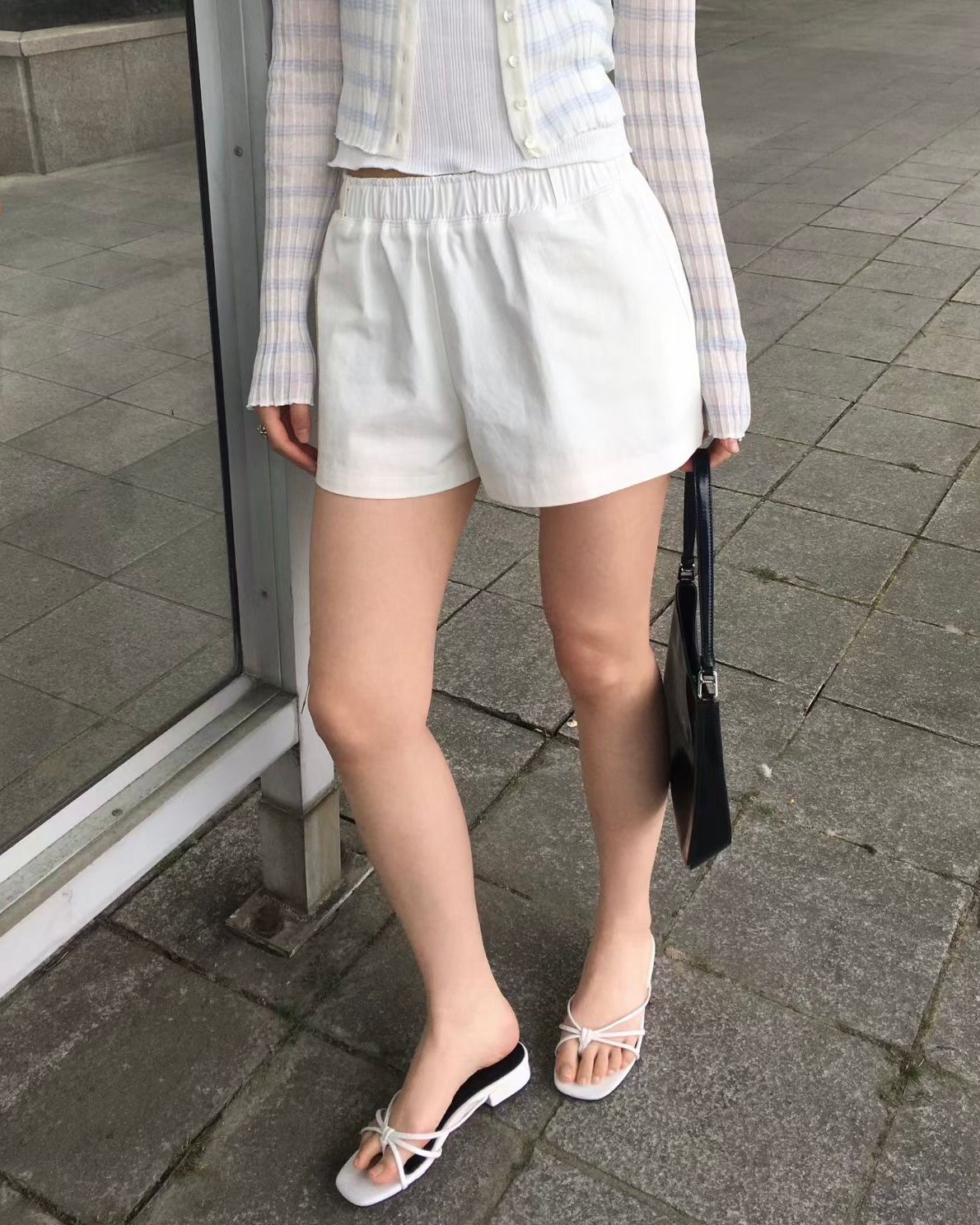 FO016【6月新品】純色百搭短褲