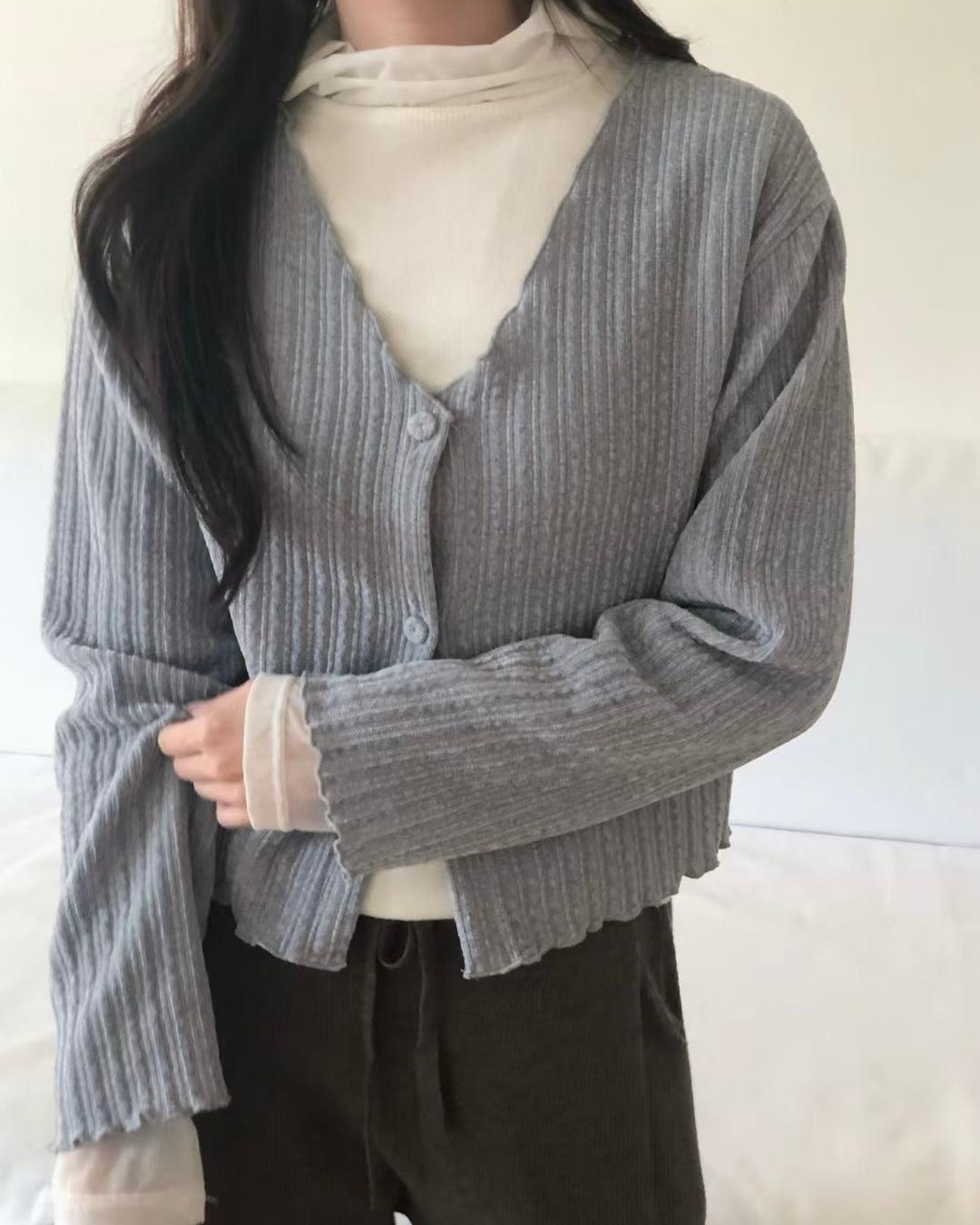 HA001《現貨新款》直紋舒適百搭外套