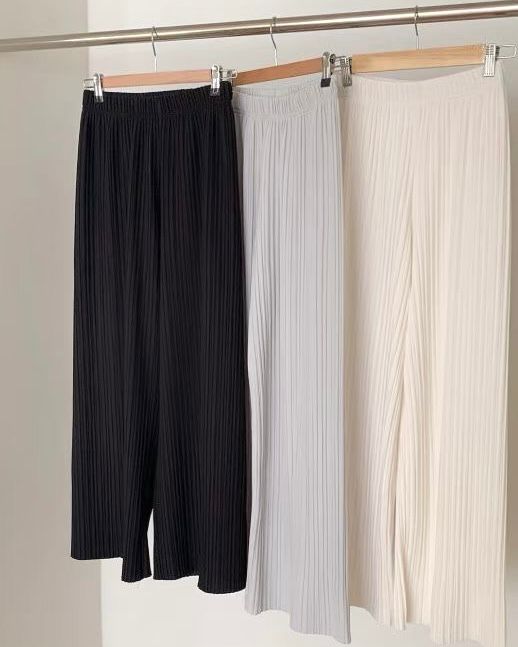 HA009【4月新品】休閒舒適直紋長褲