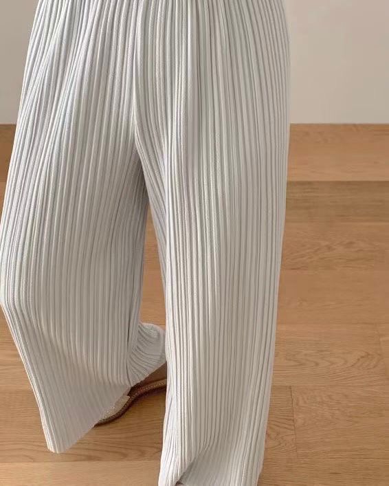 HA009【4月新品】休閒舒適直紋長褲