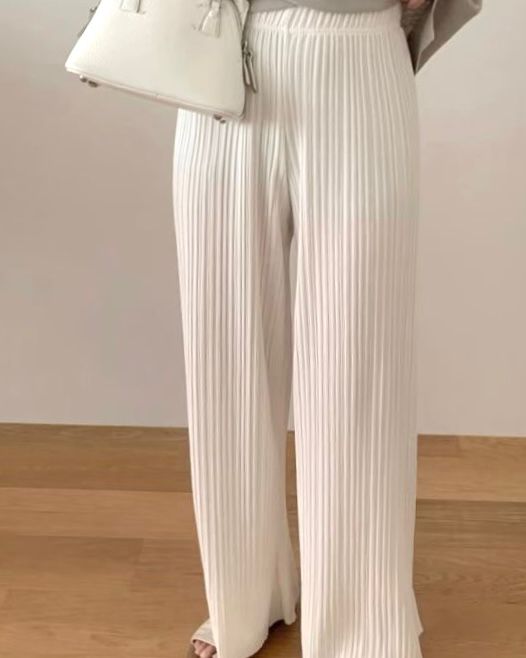 HA009【4月新品】休閒舒適直紋長褲