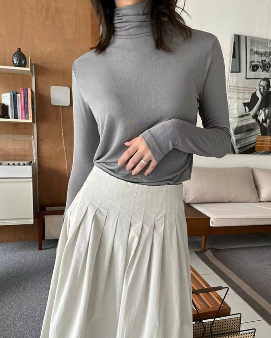 MO002《Nov訂購優惠》百搭內搭高領長袖上衣