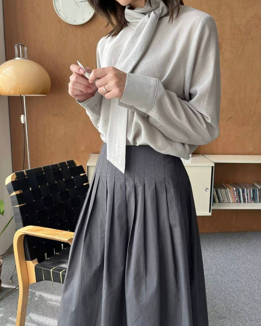 MO004《Nov訂購優惠》斯文領帶薄款上班上衣