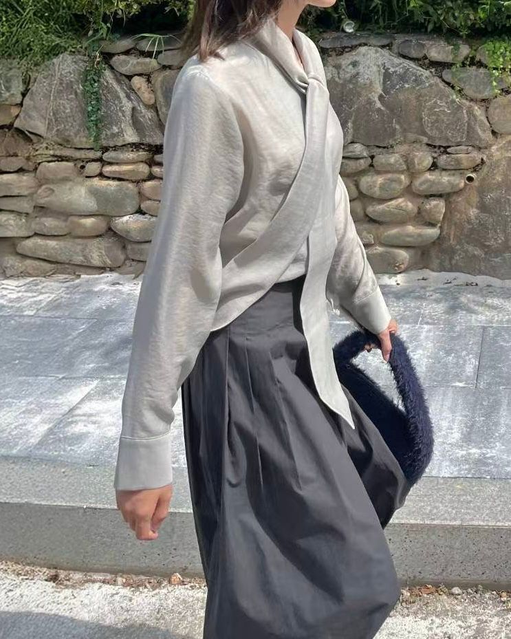 MO004《Nov訂購優惠》斯文領帶薄款上班上衣