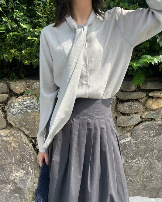 MO004《Nov訂購優惠》斯文領帶薄款上班上衣