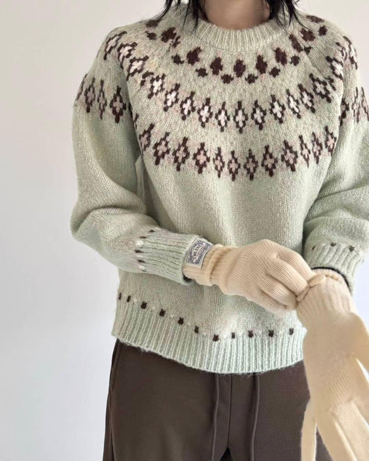 MO005【1月新品】金智媛「愛在大都會」相似款羊毛針織上衣