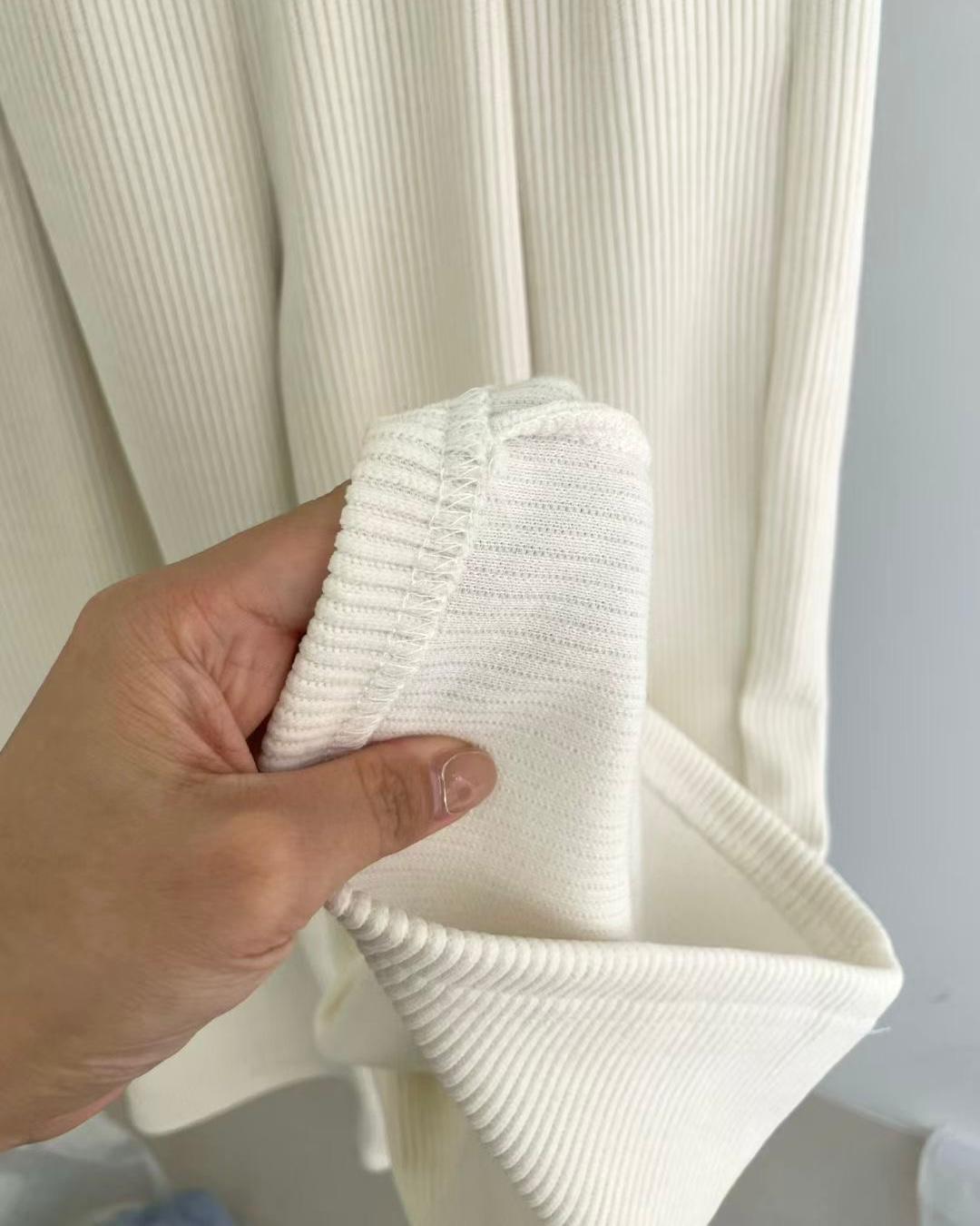 SE003《新款》直紋中分設計感休閒百搭長褲