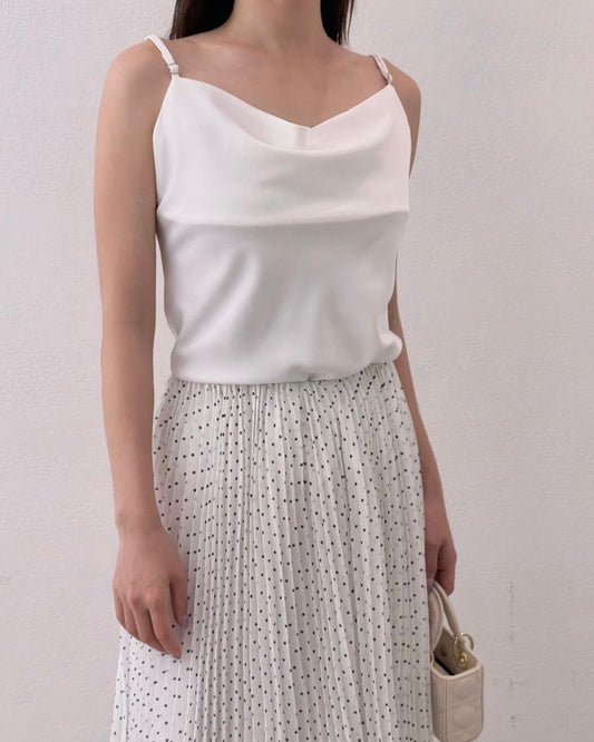 SH004【5月新品】韓國流行絲質感吊帶上衣