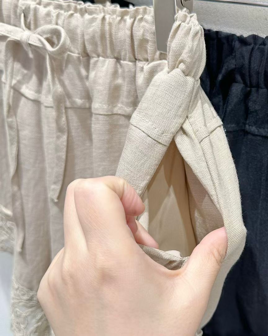 SH010【7月新品】休閒百搭蕾絲短褲