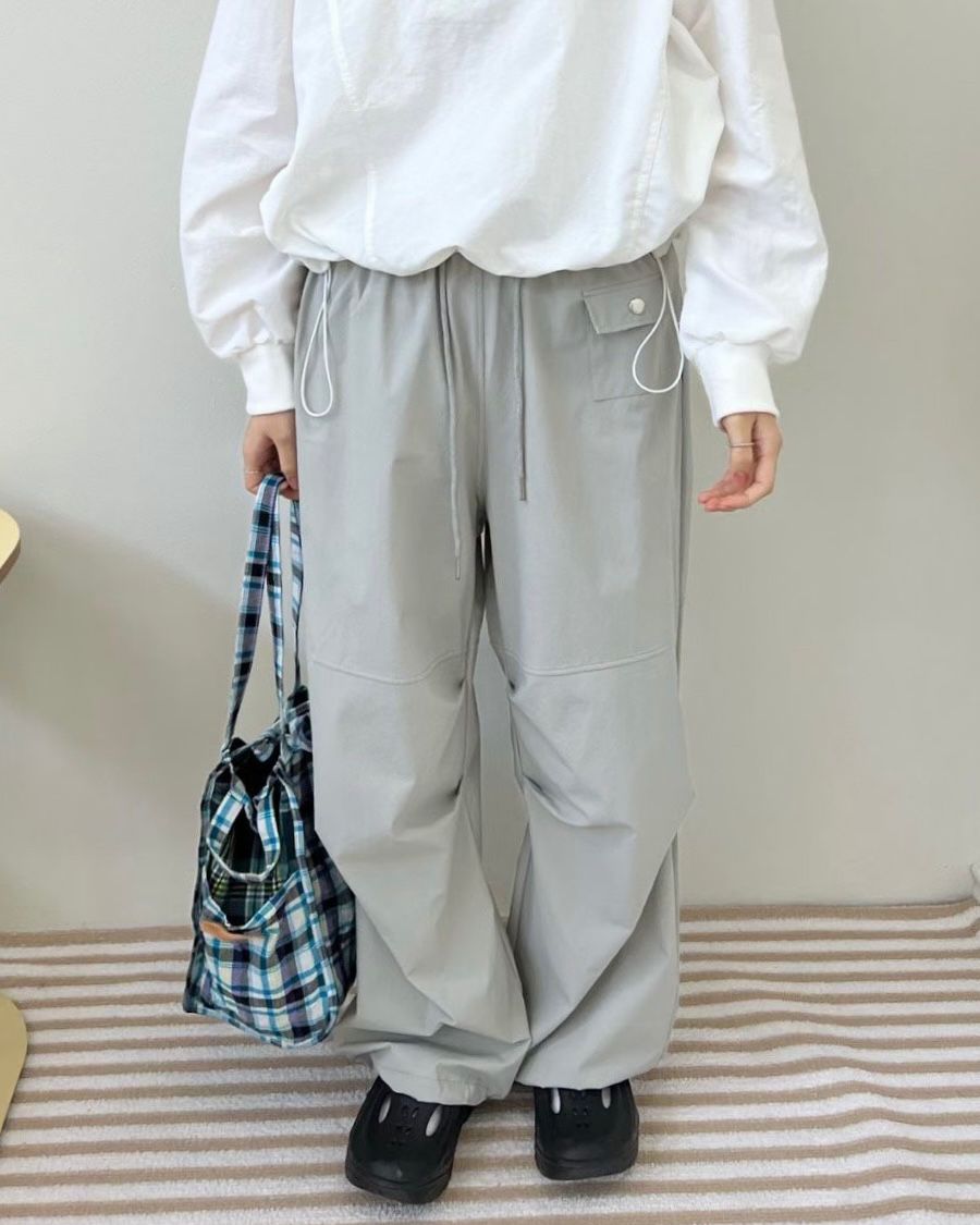 TE004【5月新品】休閒百搭運動風長褲