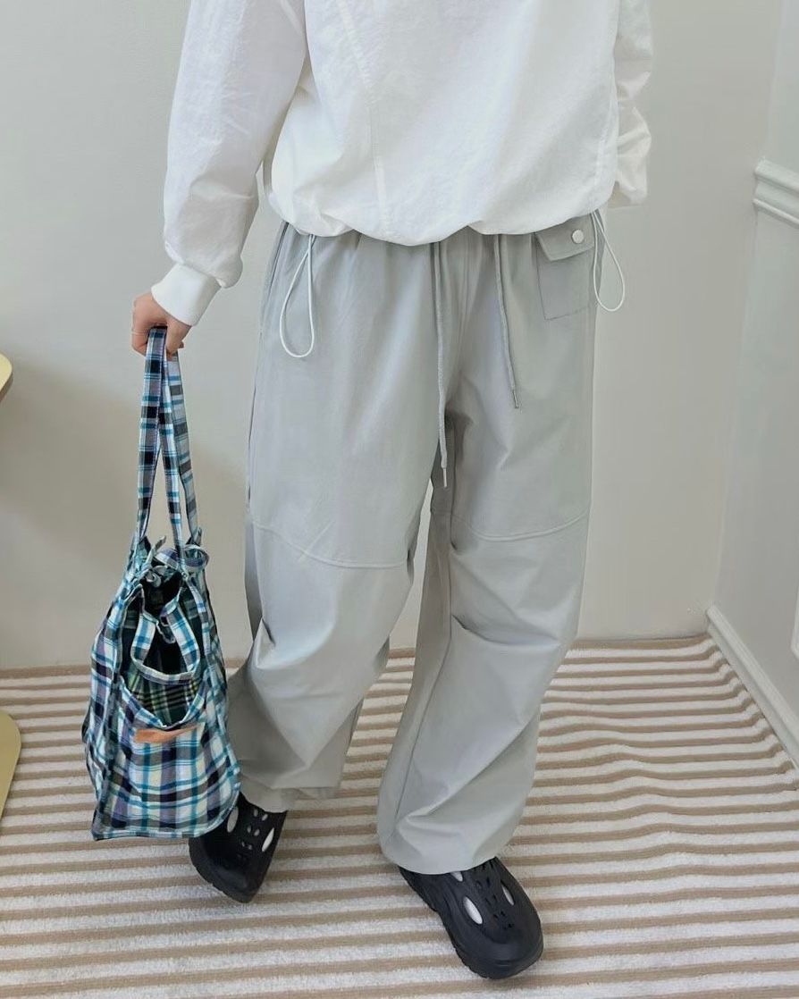 TE004【5月新品】休閒百搭運動風長褲